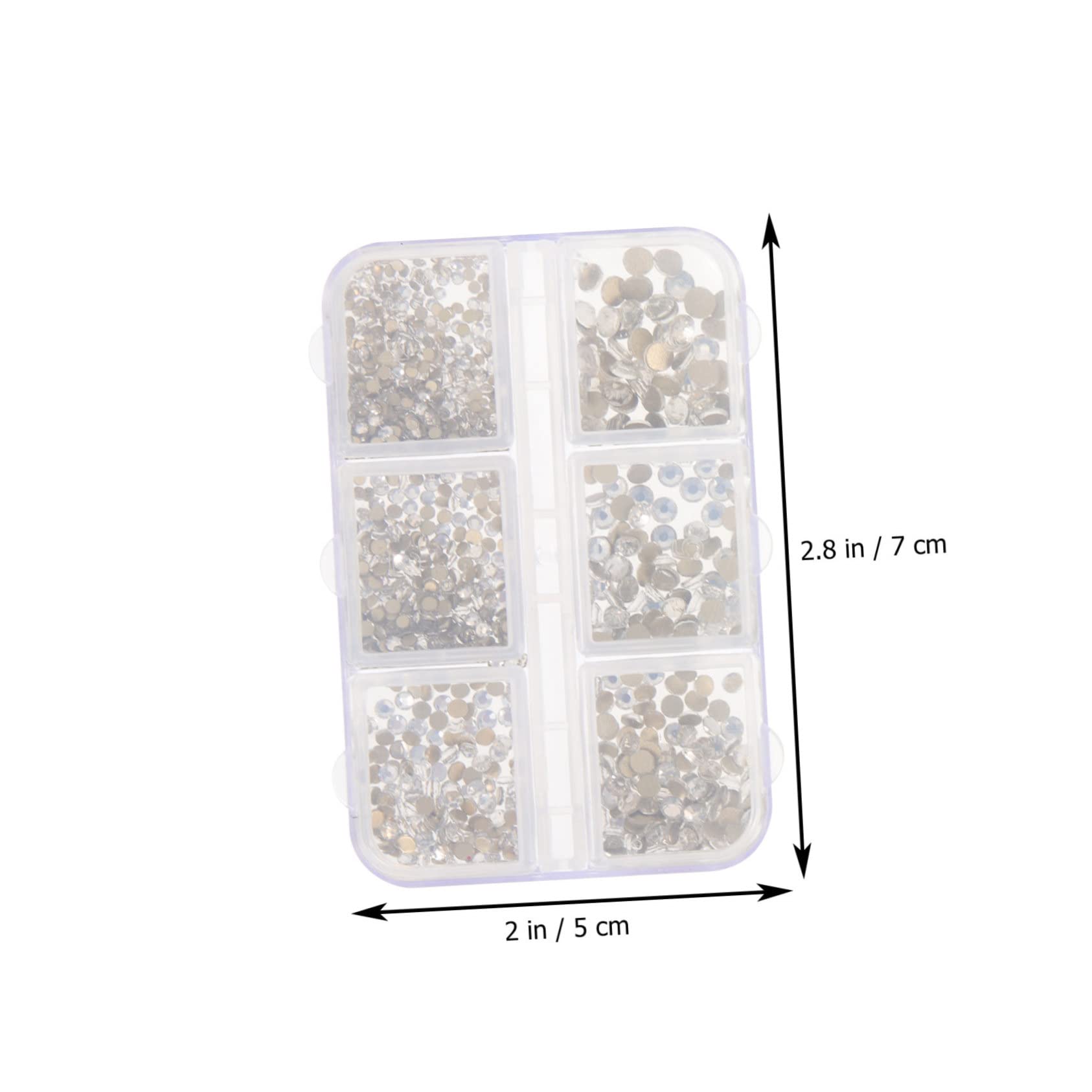 Healvian 5 Set Di Strass Per Nail Art Decorazioni Abbaglianti Per Manicure E Artigianato 2 Scatole Da 5 Pezzi