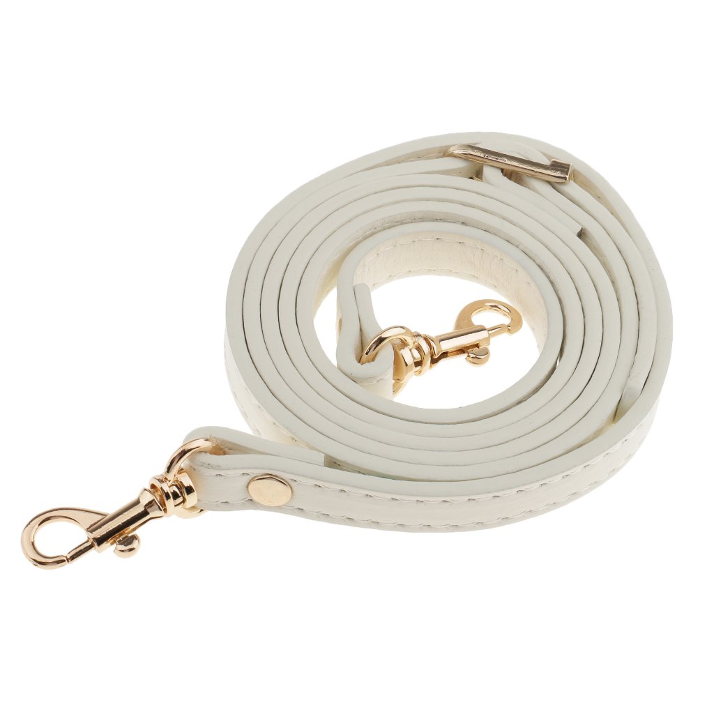 Sharplace Solid Adjustable Crossbody Shoulder Bag Handbag Straps Replacements 120cm, Beige, Adjustable Length