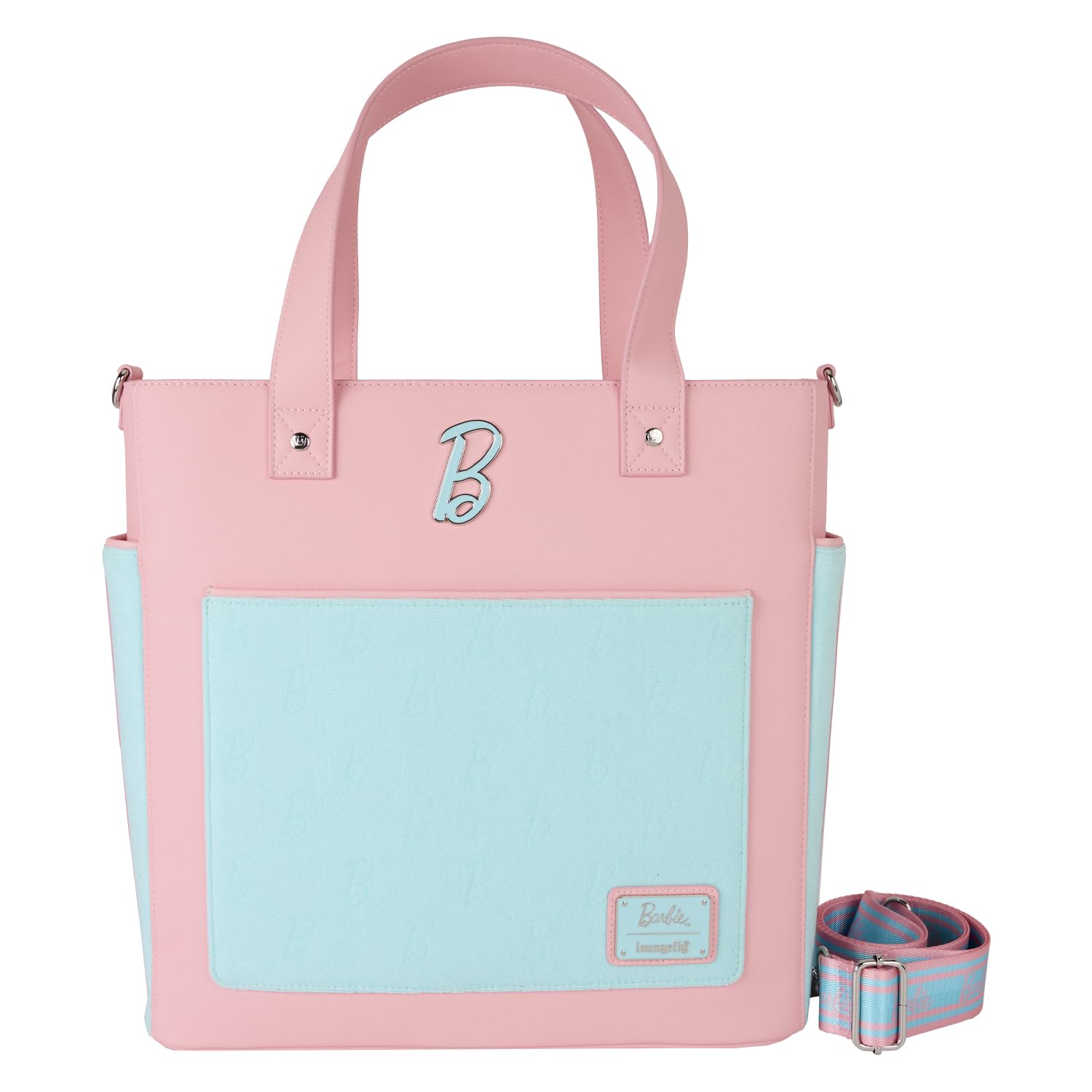 Barbie loungefly Quilted Pink ombré handbag. Some minor flaws. No tag. Never use ? Shop Barbie 65th Anniversary Crossbody Bag Loungefly at  main image 3