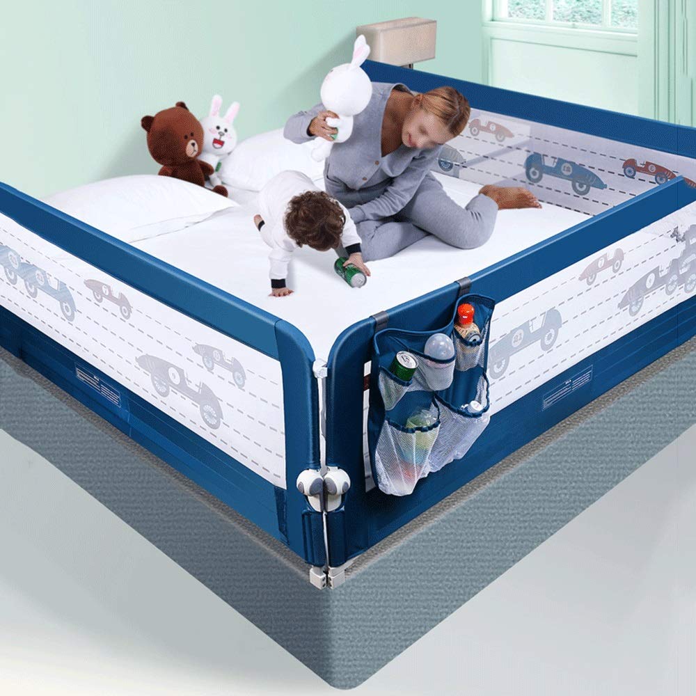 Barandilla Robusta para Cama De Bebé, Protector De Cama De Seguridad Plegable Universal para Niños, Barandilla De Cama De Seguridad para Niños Pequeños De Tamaño Completo, Barandil
