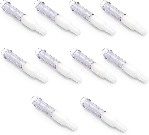 Paquete de 10 conectores giratorios de tubos de oxígeno (machohembra)