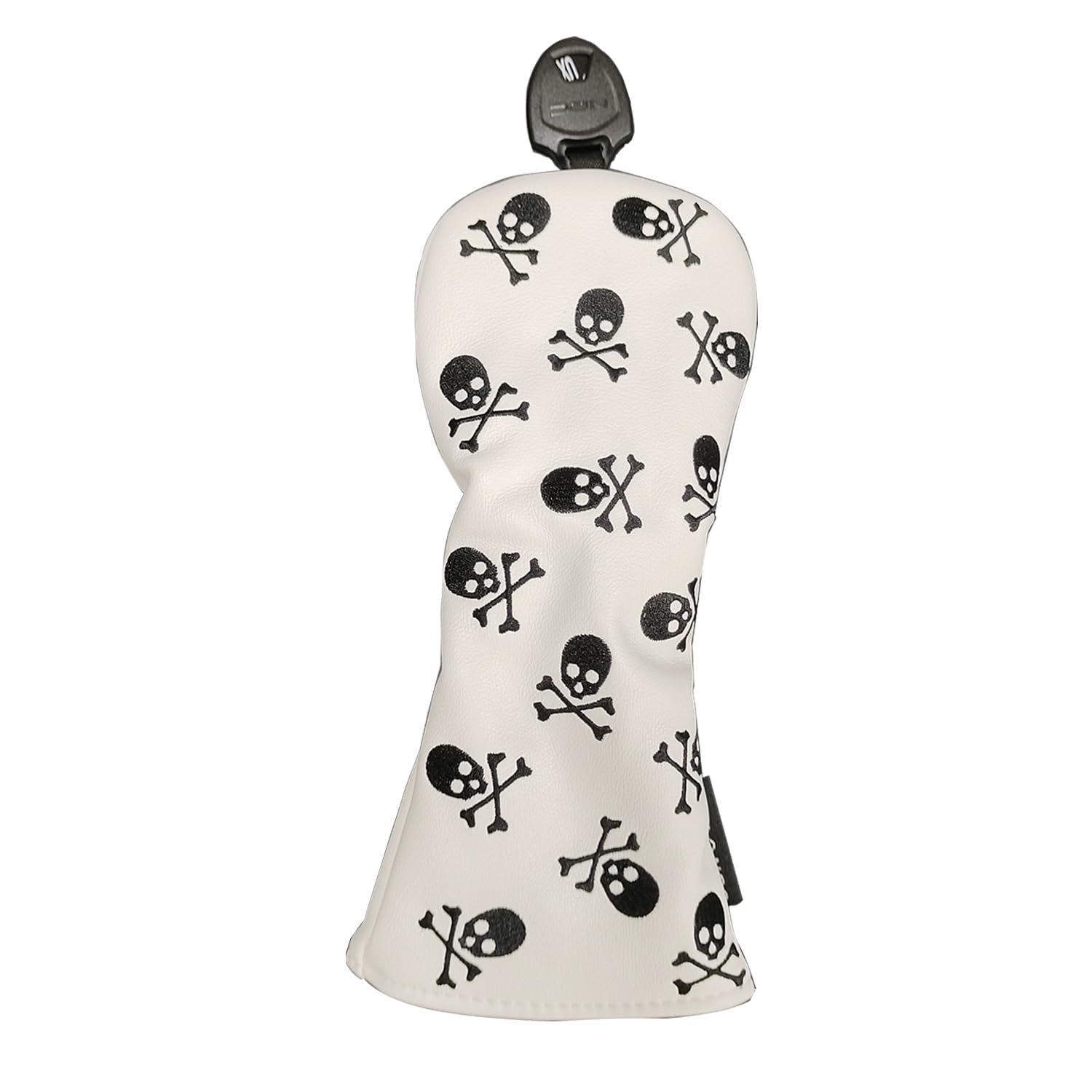 Skull Cross Bones Golfschlägerkopfhaube Hybrid-Kopfbedeckung mit verstellbarer Nummer