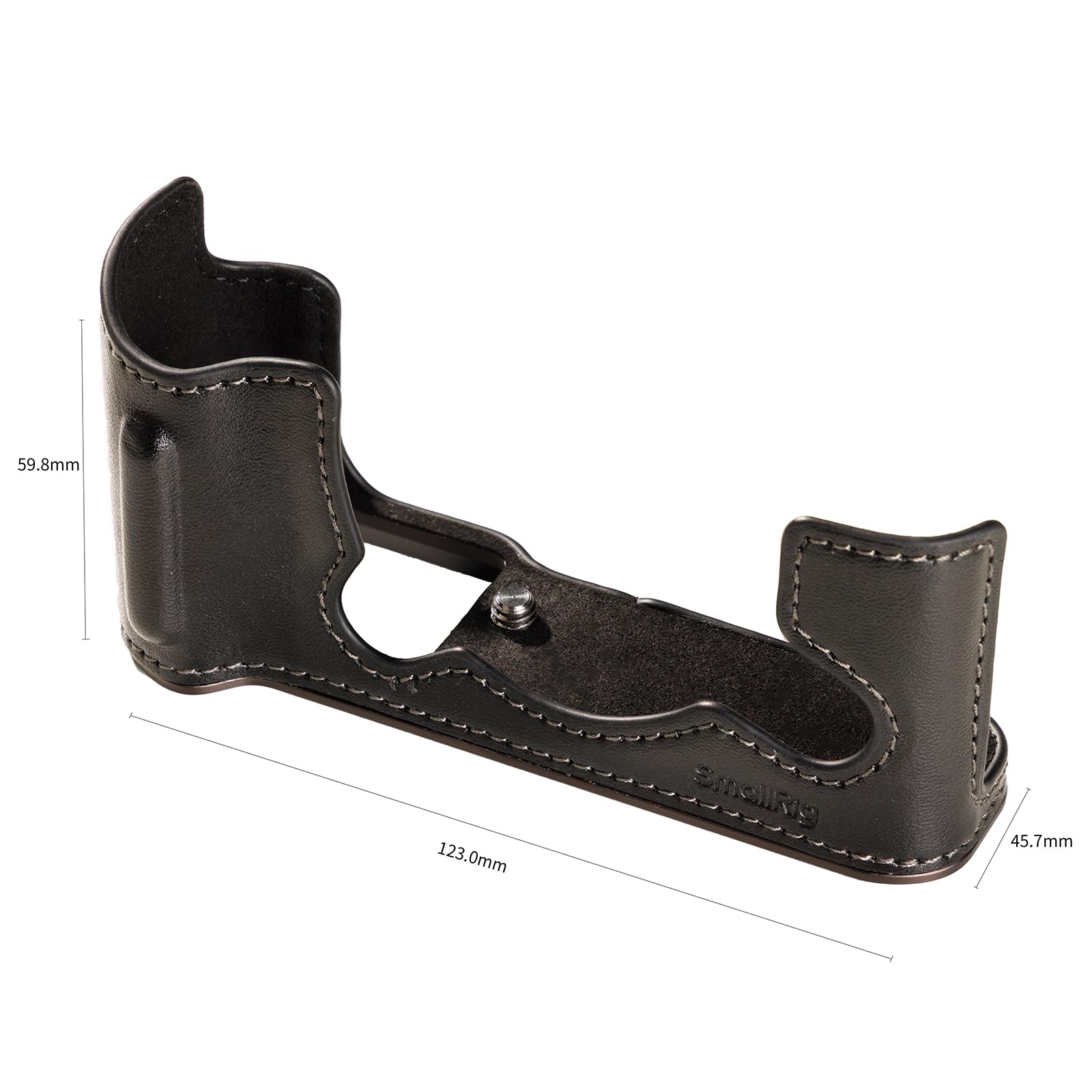 SMALLRIG X-T30 III Custodia in mezza pelle con tracolla per FUJIFILM X-T30/X-T30 II/X-T30 III, Custodia per fotocamera in stile retrò con telaio in alluminio e cappuccio per pulsante di scatto - 5670