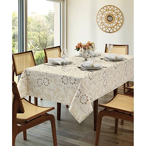 Toalha de Mesa Quadrada 4 Lugares Eloah Clean Athenas Dohler