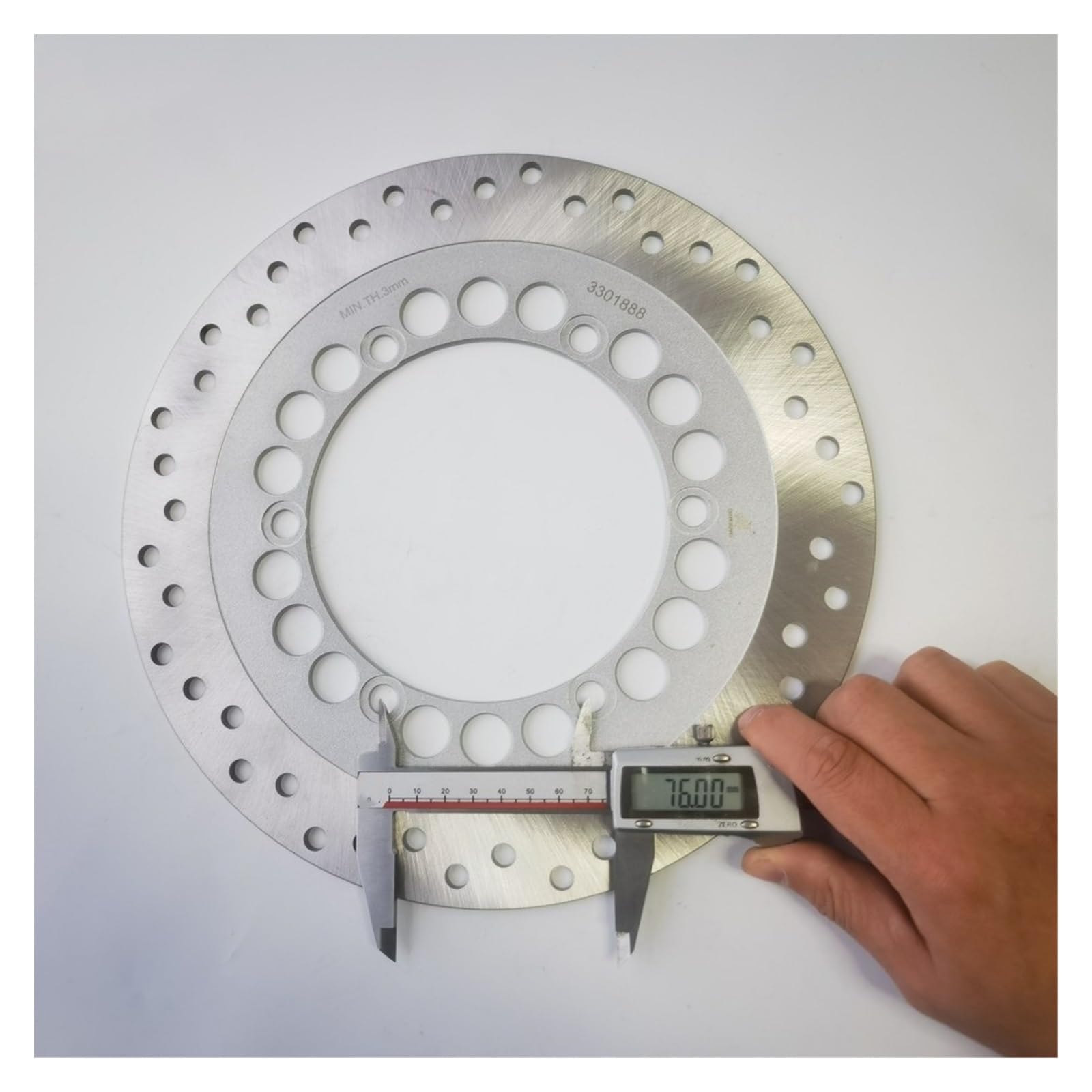 Disque Frein Moto Accessoires Moto Disque De Frein Avant Rotor Étrier Arrière Flottant pour Keeway Superlight 125, 150, 200 45033K3AP000#