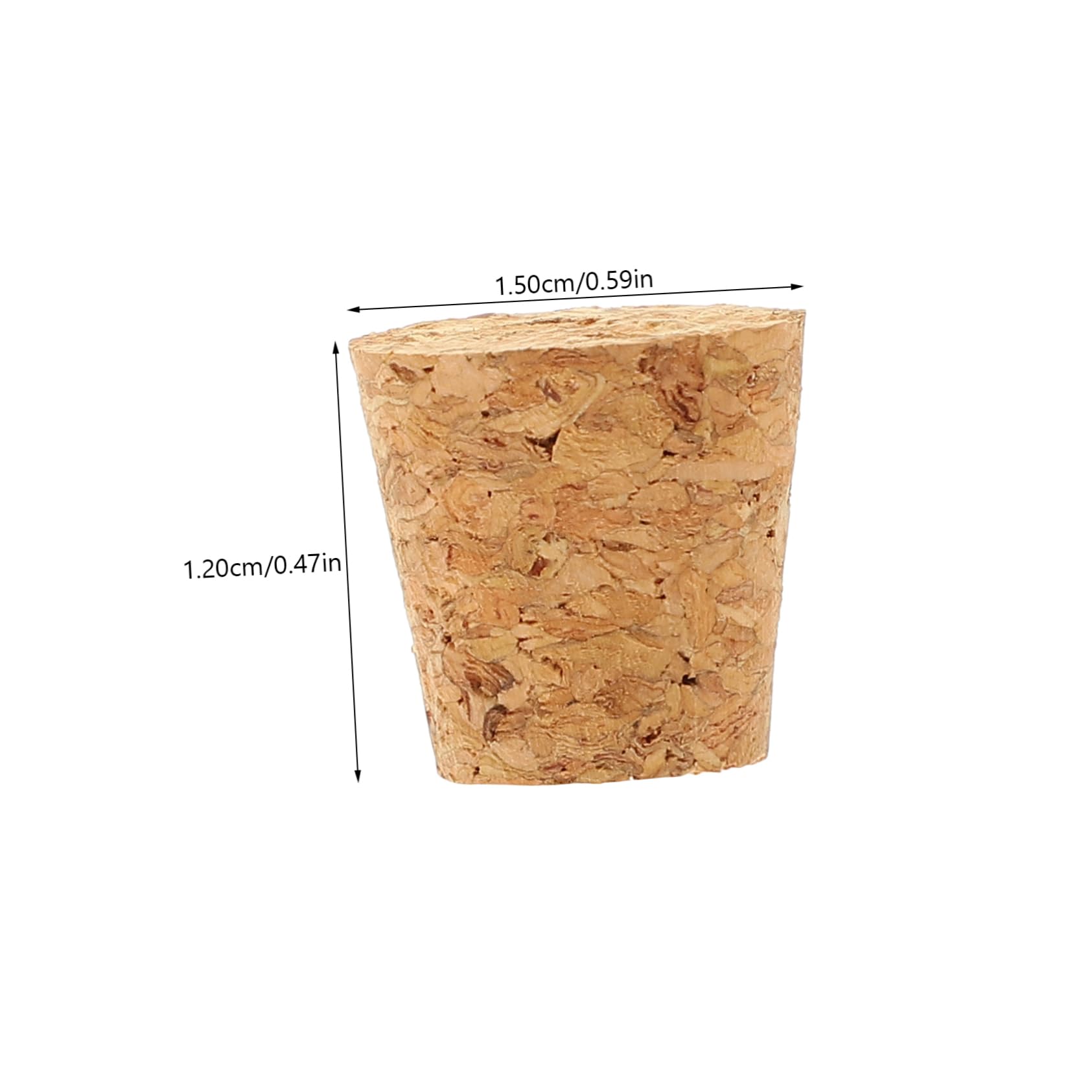 BRIGHTFUFU Craft Cork Stoppers 30pcs Small Bottle Corks Replacement Wood Plugs for Wine Bottles Crafts