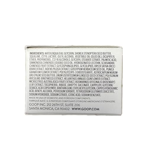 Miniatura 8 de goop Crema facial nutritiva de belleza  Mejora la firmeza, elasticidad y brillo  Botánicos, ceramidas y escualano  Crema facial antiarrugas para