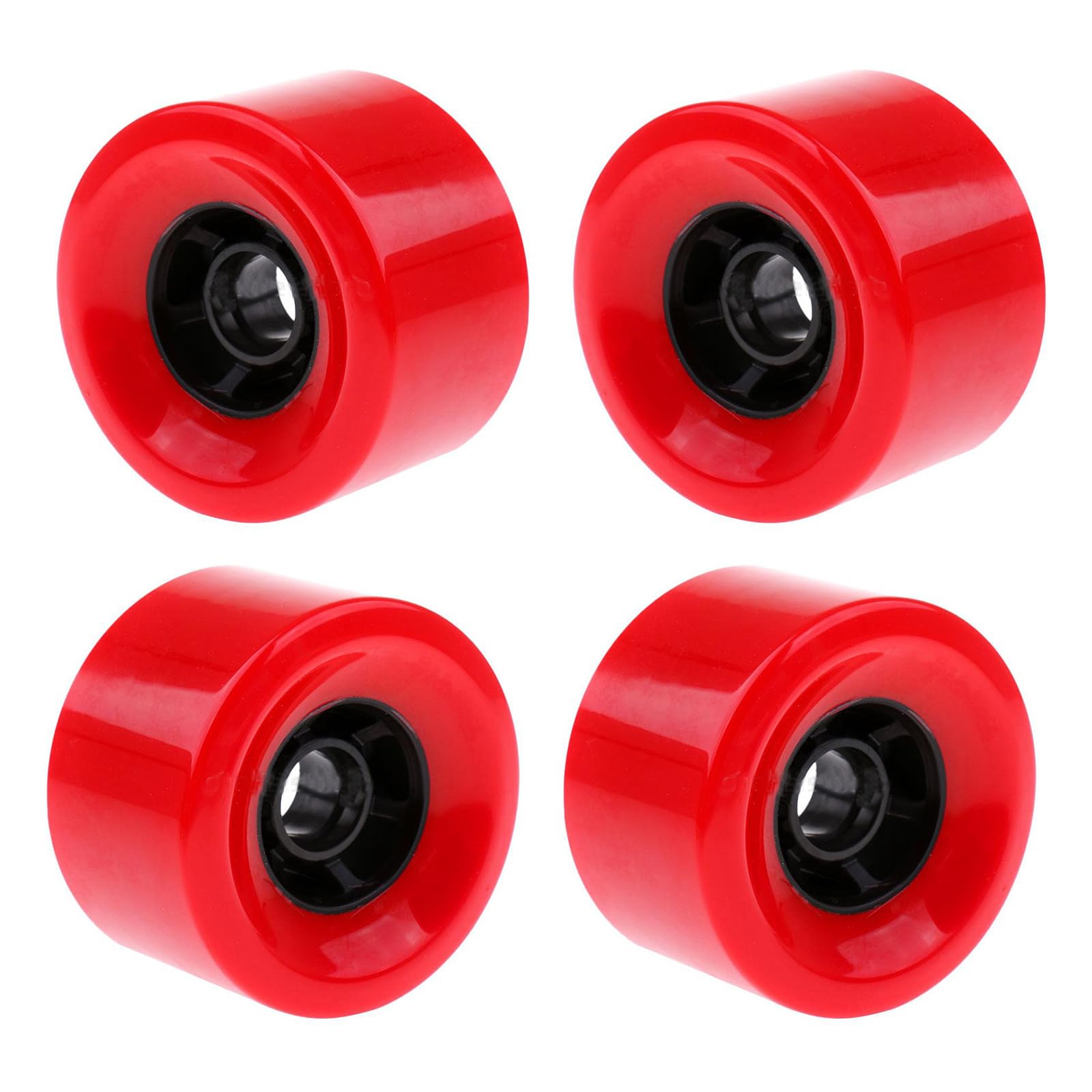 Roues de avec roulements, Roue à roulettes Souples pour Skateboards, Roues de Rechange en PU pour Skateboard
