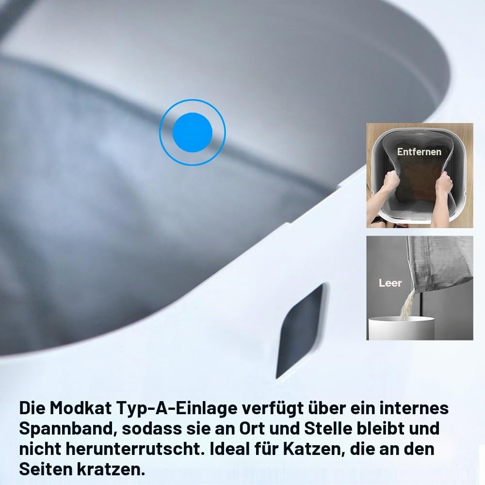 Modkat Katzentoilette Dacheinstieg, Weiß