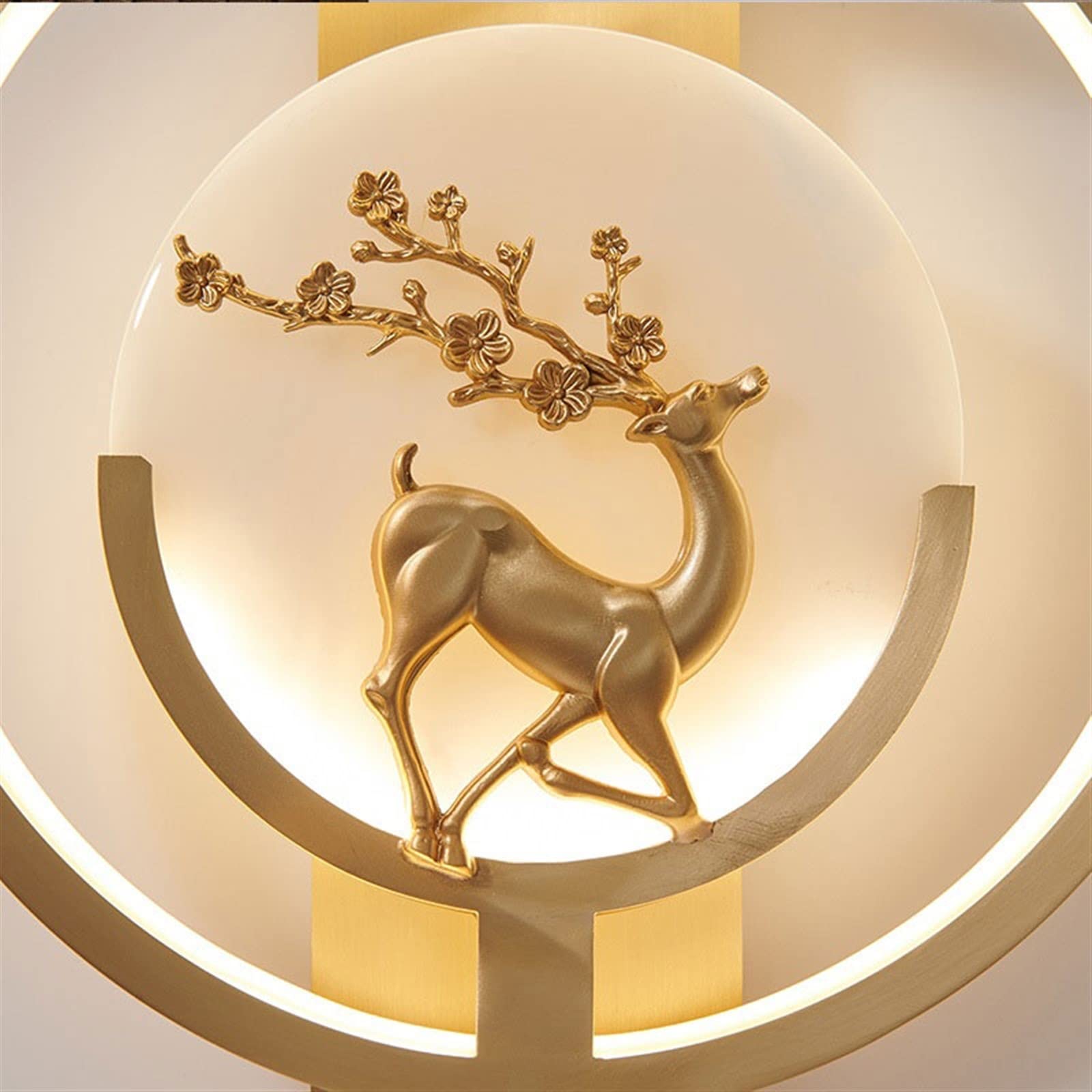 lampa ścienna Lekka luksusowa miedziana lampka nocna do sypialni nowoczesna i modna lampa ścienna do telewizora długa dekoracyjna lampa ścienna kinkiet do sypialni