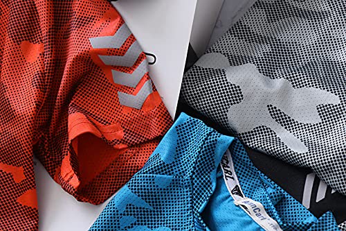 Image of Boys Summer Clothing Sets Kids Outfit Set Camouflage Short Sleeve T-Shirt+ Shorts Sportswear 3-13Years