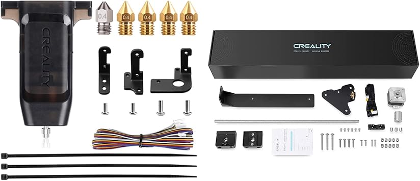 Comgrow Creality CR Touch Auto Bed Leveling Sensor Kit and Official Creality Ender 3V2 Dual Z-axis Kit with Lead Screw