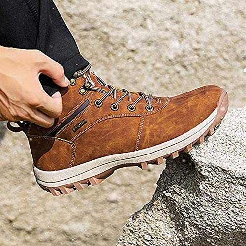 PLAYH Sapatos de inverno masculinos com forro de algodão para caminhada ao ar livre tênis de caminha