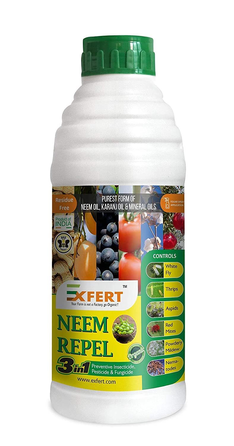 See full amazon price history chart for Exfert Neem Repel Purest Form Of Neem Oil, Karanj Oil And Other Oils Plants Organic Pesticide,insecticide and fungicide-Pest Repellent (1000ML) Exfert Neem Repel Purest Form Of Neem Oil, Karanj Oil And Other Oils Plants Organic Pesticide,insecticide and fungicide-Pest Repellent (1000ML) (B09MQFWZYB) Amazon Price History, Amazon Price Tracker