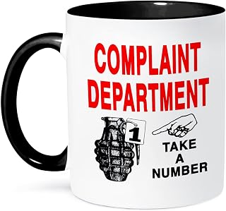Complaint Department. 11oz Two-Tone Black Mug