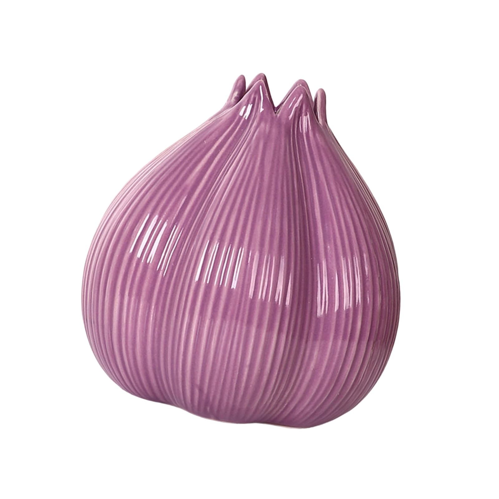 Zxfdsfdbnm Artistic Onion Design Ceramic Holder Features Smoothly Finish Ideal for Home Decors Handcrafted and Durability Flower Holder Ceramic