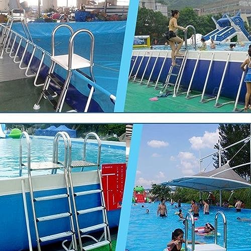 Escalera para piscina con 2-4 peldaños extraíbles miniatura 6