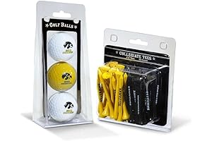 Iowa Hawkeyes Golf Balls and Tees