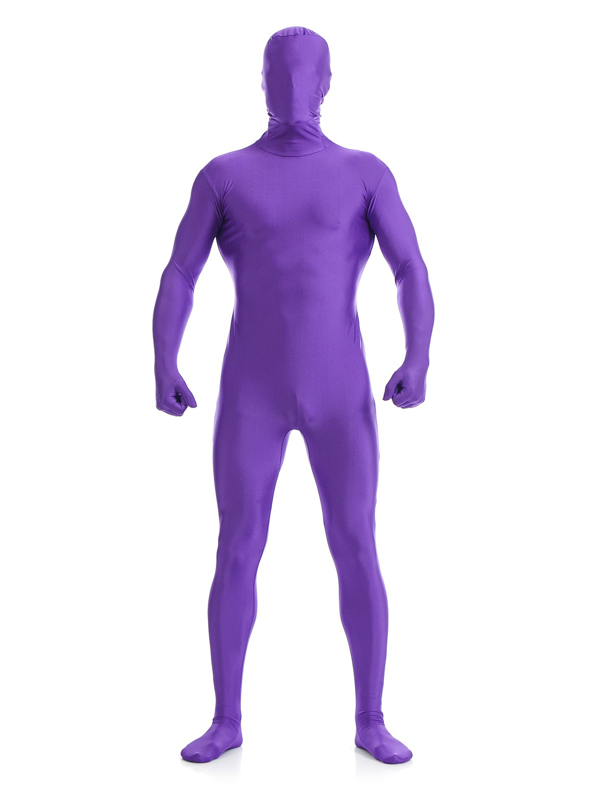 Ensnovo Mens Full Body Tights Suit Costumes Spandex Zentai Bodysuit