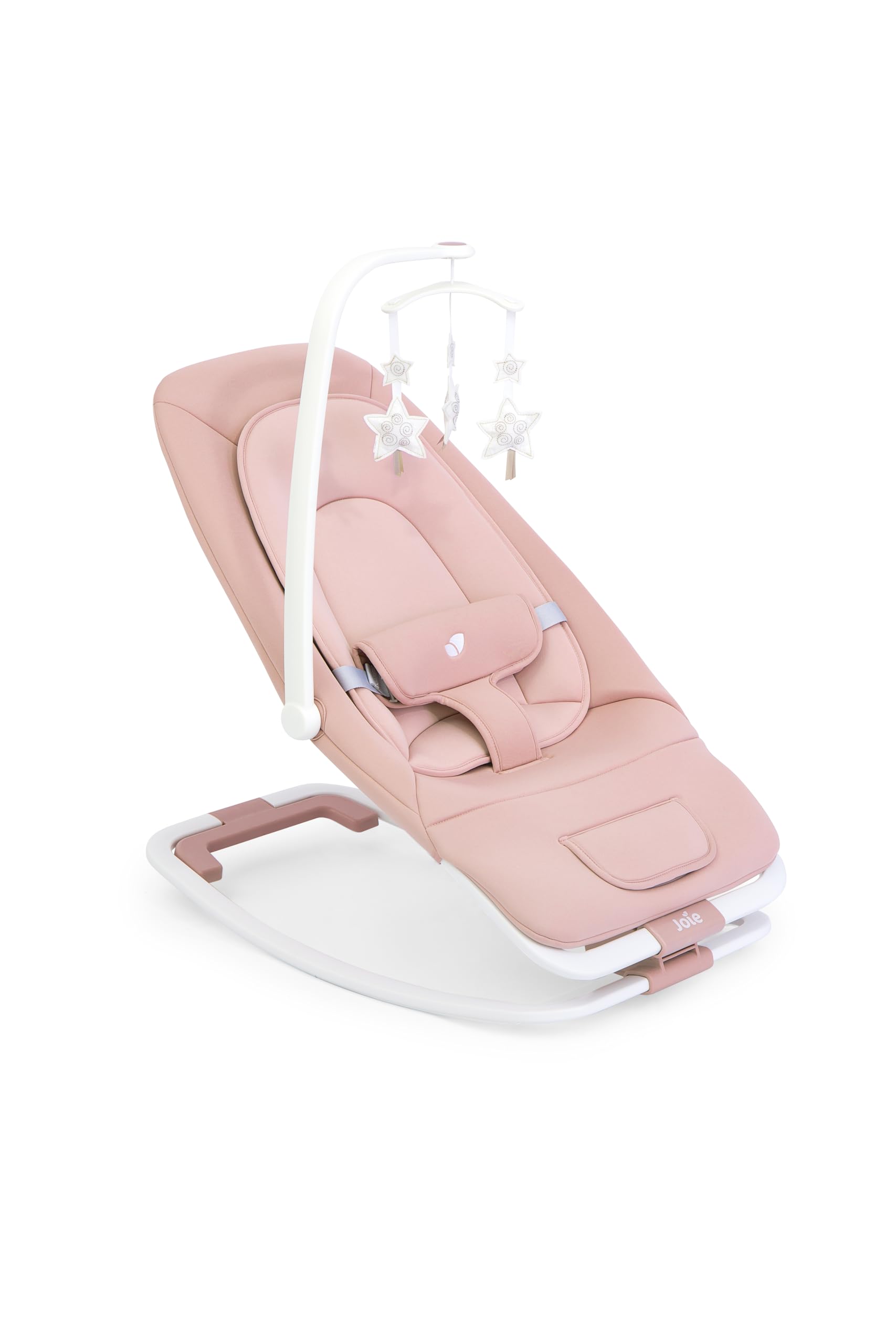 Joie dreamer™ sdraietta, chiusura piatta compatta, vibrazione a 2 velocità, 3 livelli di reclinazione, barra giochi rimovibile – dalla nascita ai 3 anni (0–15 kg), colore Lola