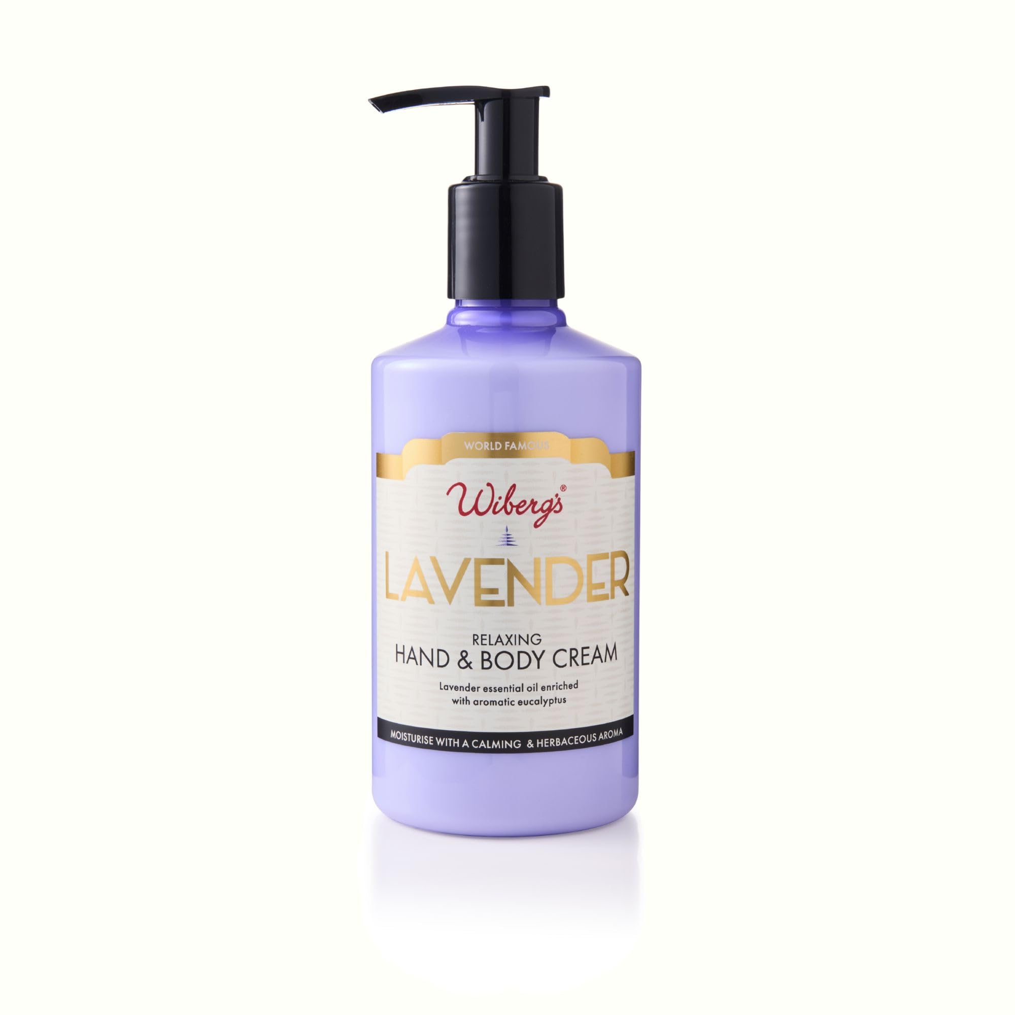 WIBERGS Lavender Hand & Body Cream | Moisturizing Lotion | 300ml