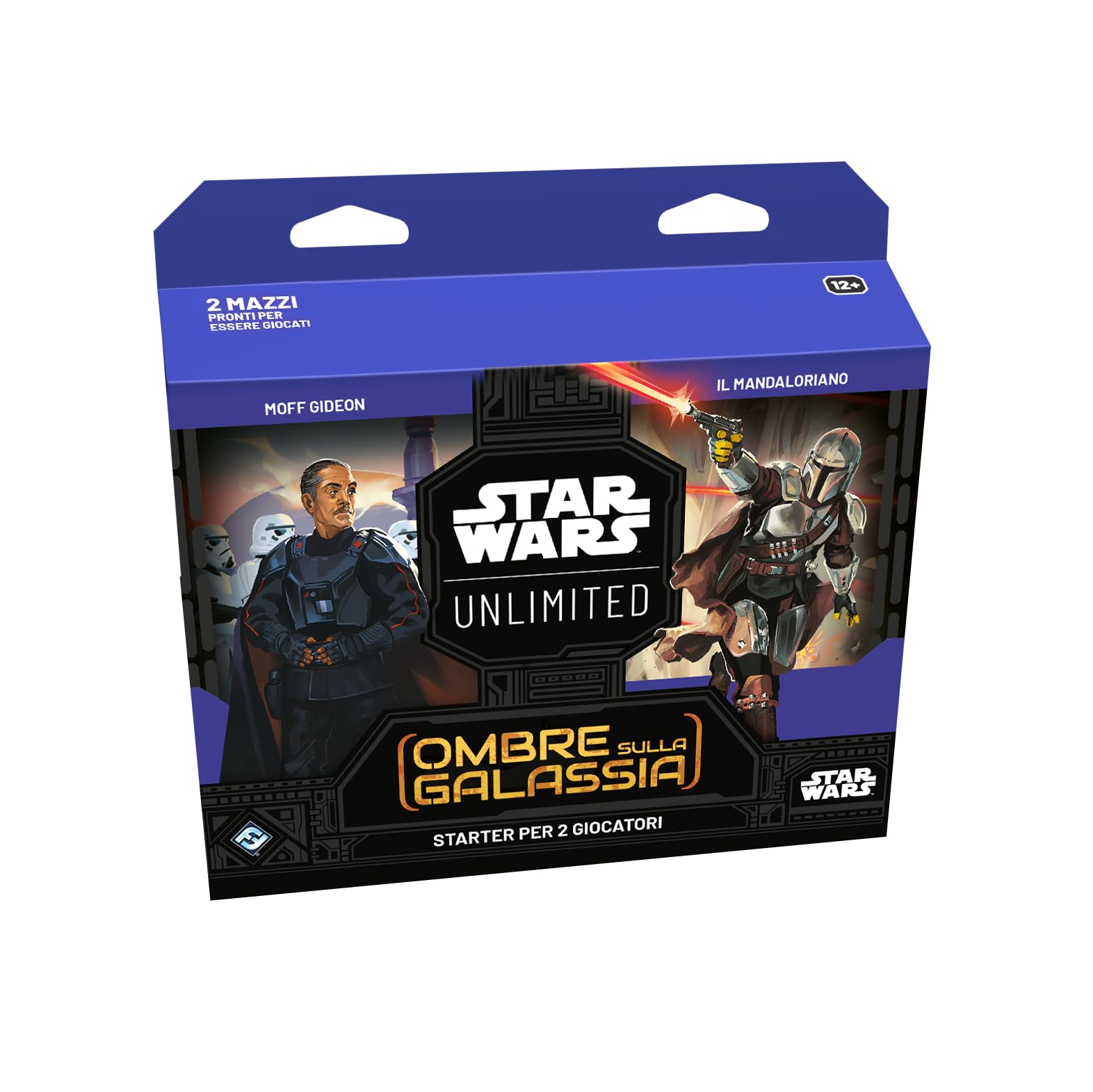 Asmodee Star Wars: Unlimited TCG Ombre sulla Galassia STARTER SET - Domina la galassia! Gioco di carte collezionabili per bambini e adulti, dai 12 anni in su, 2 giocatori, Edizione in Italiano