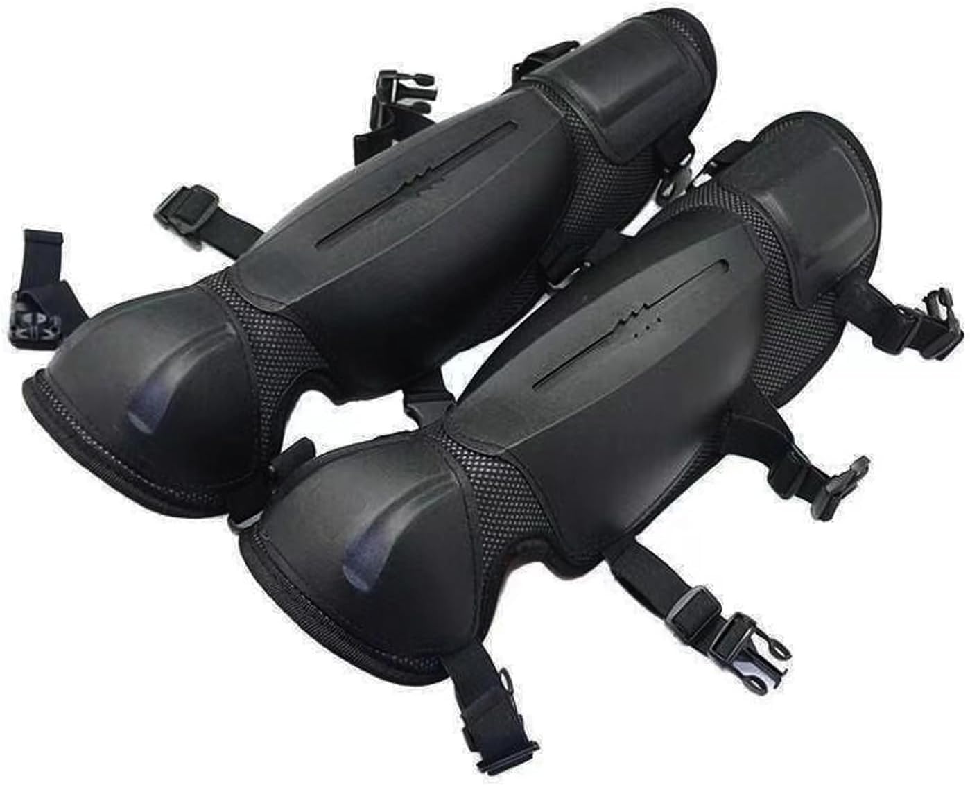 Polainas ajustables para cortar el césped, espinilleras para jardinería, rodilleras, motosierra, espinilleras, protectores de piernas para comer malas hierbas (cortas)