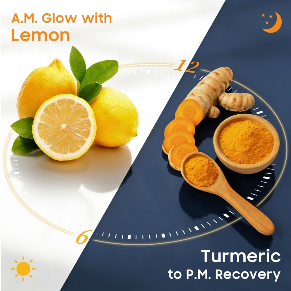 Lemon Turmeric Kojic Acid Soap Bar with Vitamin C, Shea Butter & Amino Acids