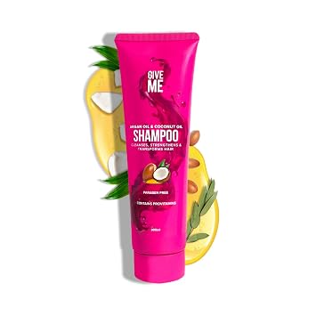 Give Me Cosmetics, Shampoo, Cleanses, Nourishes & Strengthens, Reducing Hair Loss and Brittleness with Argan, Coconut, and Macadamia Oil, plus Betaine Provitamins B5, Paraben Free