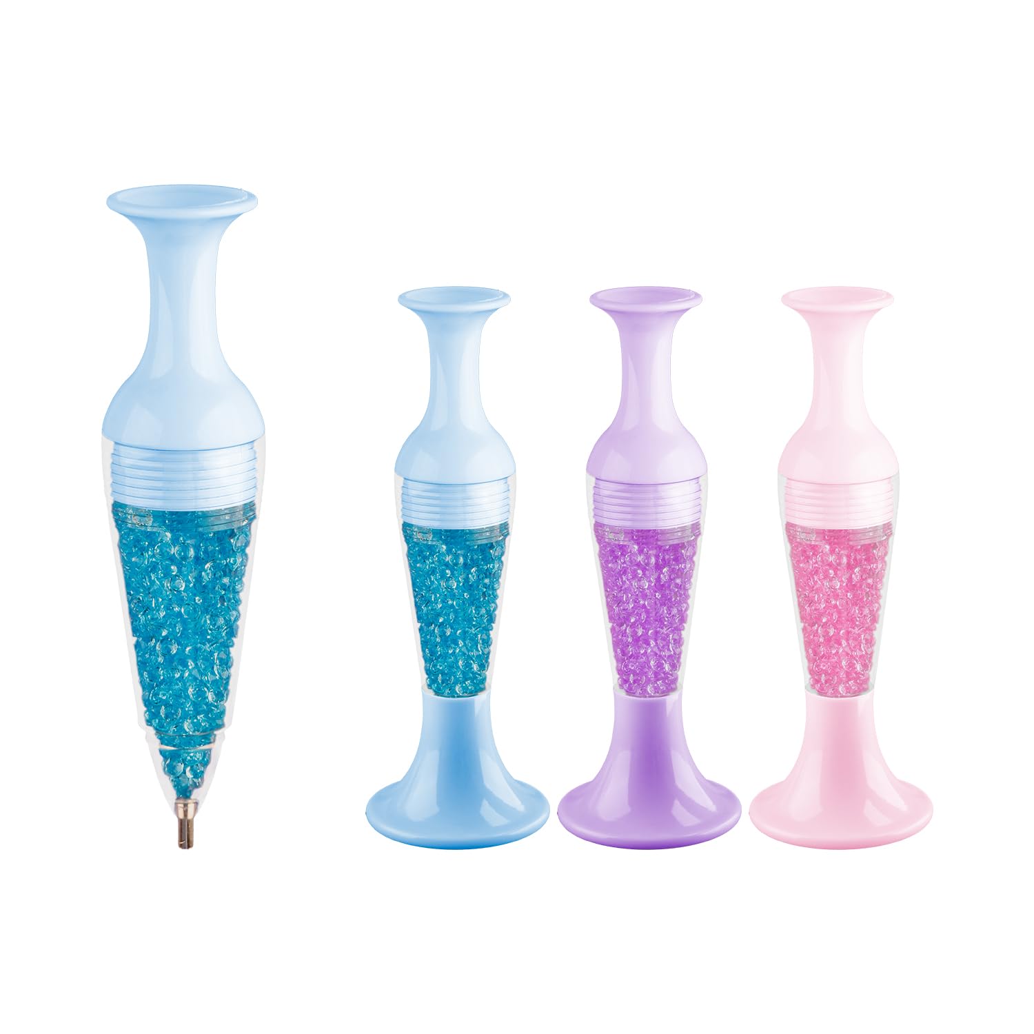 Tabanzhe Diamond Art Painting Pens-3PCS Diamond Picture Pens Vase Point Pen with Diamonds Storage Painting Tools Accessories for Diamonds Art Lovers