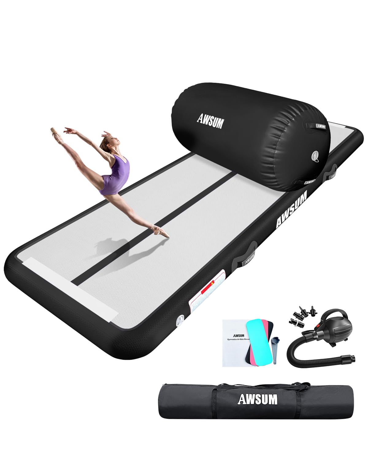 Springboard Mat Snapklik.com : AWSUM 10/13ft Inflatable Gymnastics Mat Air Roller ...