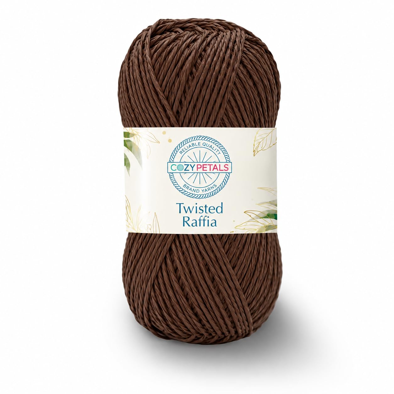 Cozy Petals Twisted Raffia Yarn 500g for Crochet & DIY Crafts, Brown | Paper Raffia Material, Bags, Baskets & Hats, Beginner Friendly, Lightweight & Durable, Home Décor Projects-image-45