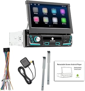 Chusui 7in multimídia mp5 player retrátil tela sensível ao toque rádio do carro multifuncional áudio do carro e reprodutor de vídeo receptor de rádio automático com função fm