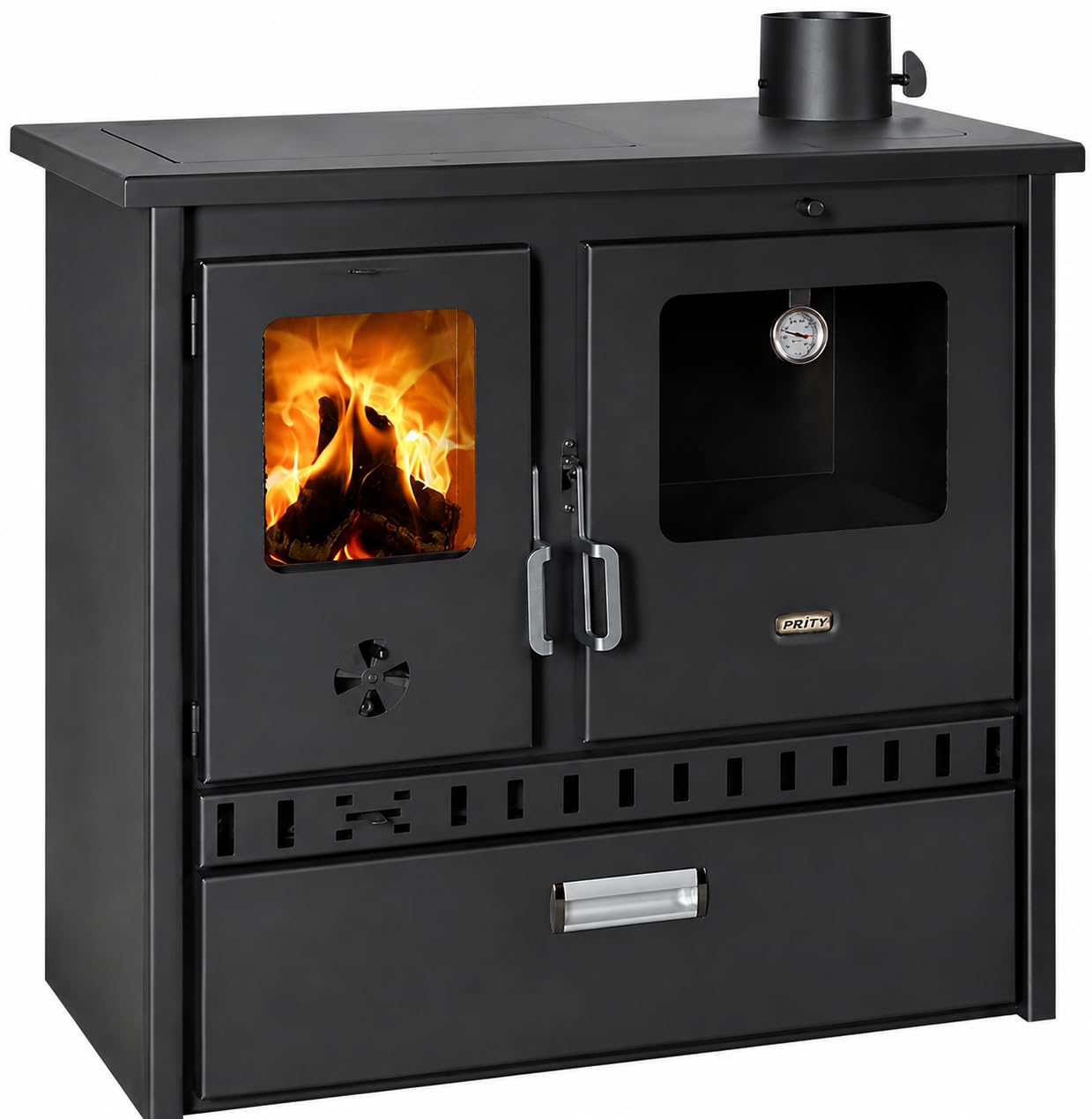 Prity 1P36 D - Stufa a legna da 10 kW
