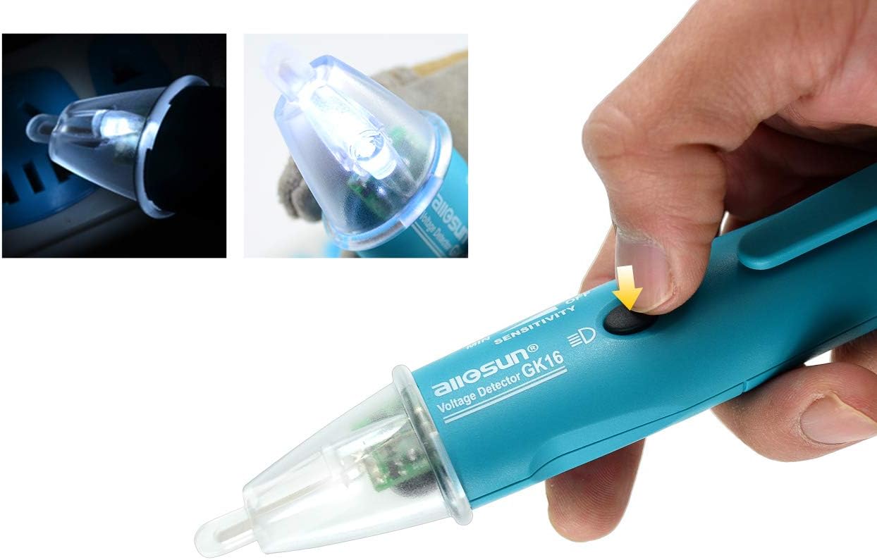 ALLOSUN GK7 NonContact Voltage Tester 701000V, Green