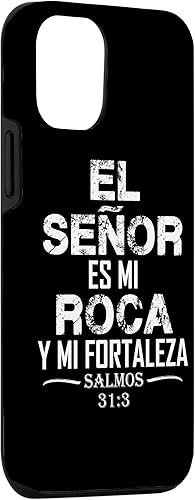 Miniatura 3 de Funda para iPhone 14 Salmos El Senor Es Mi Roca Biblia Cristiana