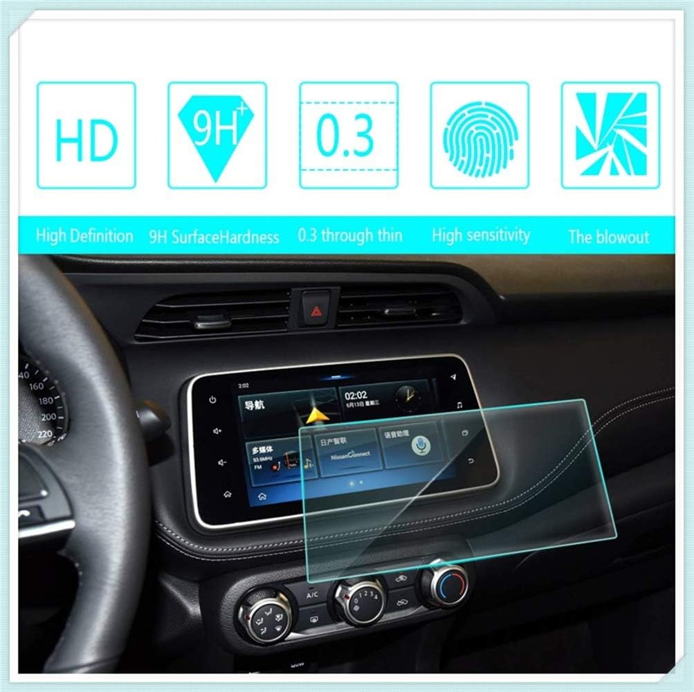 Maiqiken For Nissan Kicks 2018 Navigation Screen Protector Touch Screen Display Film 9H Hardness Anti Glare Anti Scratch GPS Screen Protector Foils