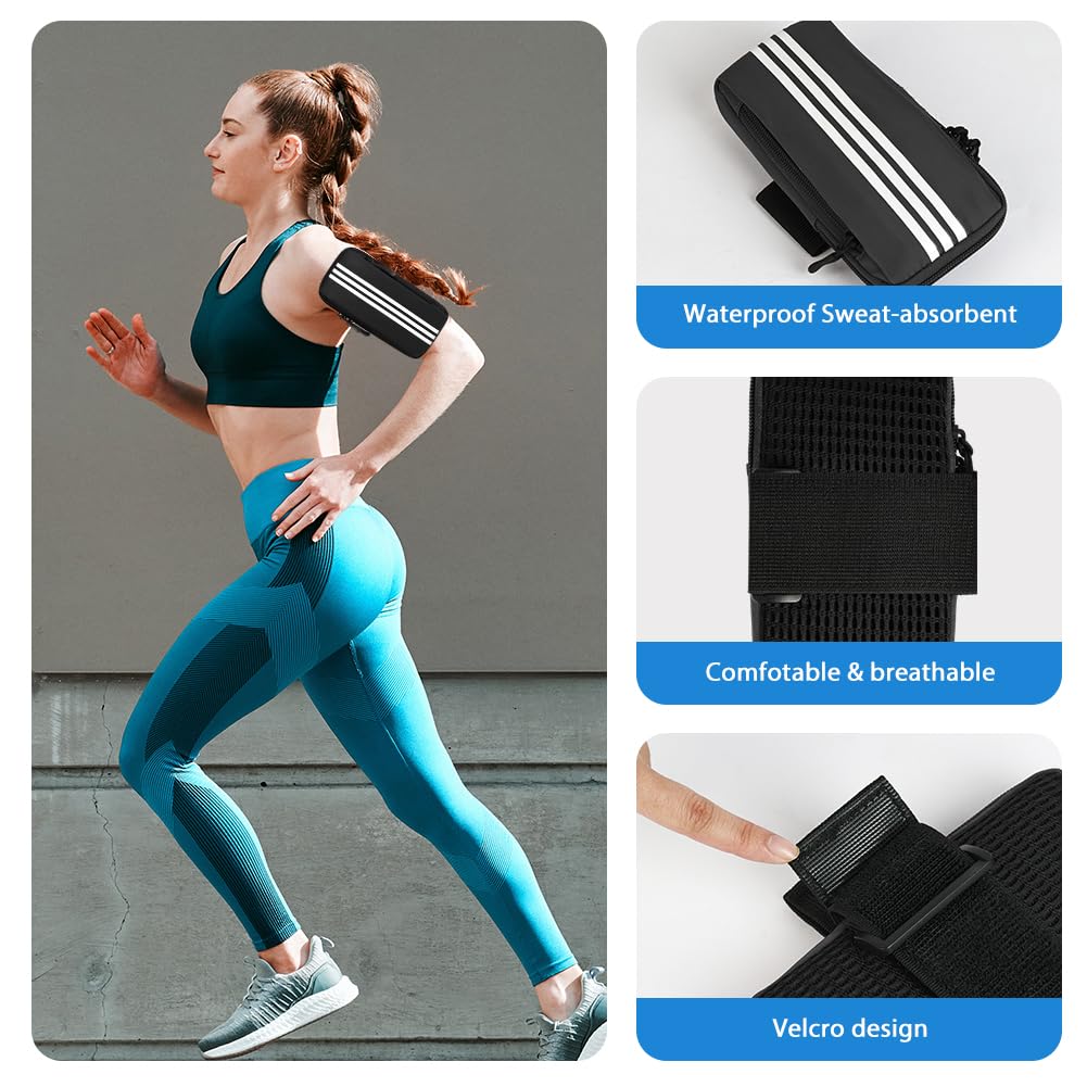 Opaska do biegania, uchwyt na telefon komórkowy, etui na telefon komórkowy, do biegania, treningu, joggingu i fitnessu