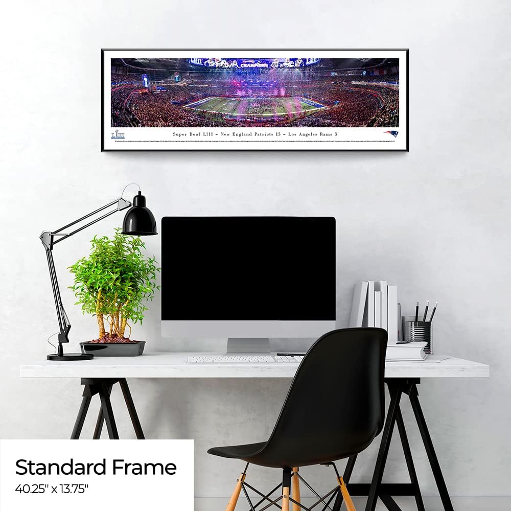New England Patriots - 2019 Super Bowl LIII Champions - NFL Panoramic Poster and Wall Décor by Blakeway Panoramas