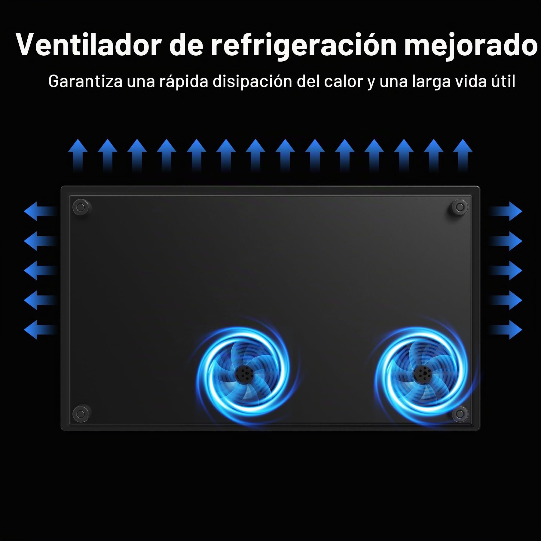 Placa Vitrocerámica 2 Fuegos 3600W, Placa de Cocción Eléctrica 60cm con 9 Niveles de Potencia, Temporizador 4H, Compatible con Todas las Ollas, Encastrable o Sobremesa