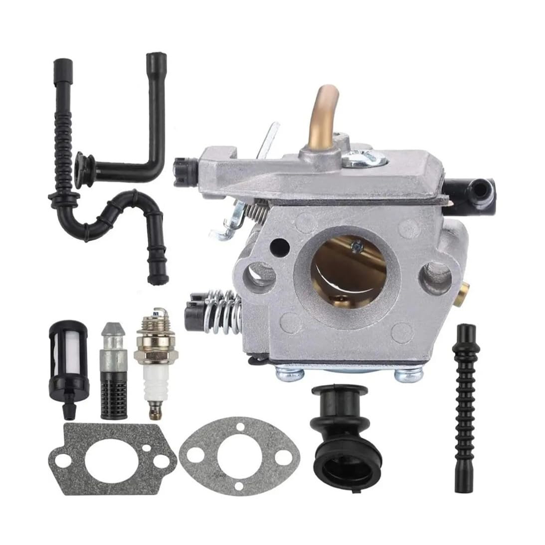 Carburateur MS260 MS240 024 026 pièce moteur tronçonneuse compatible OEM 1121 120 0611 argent
