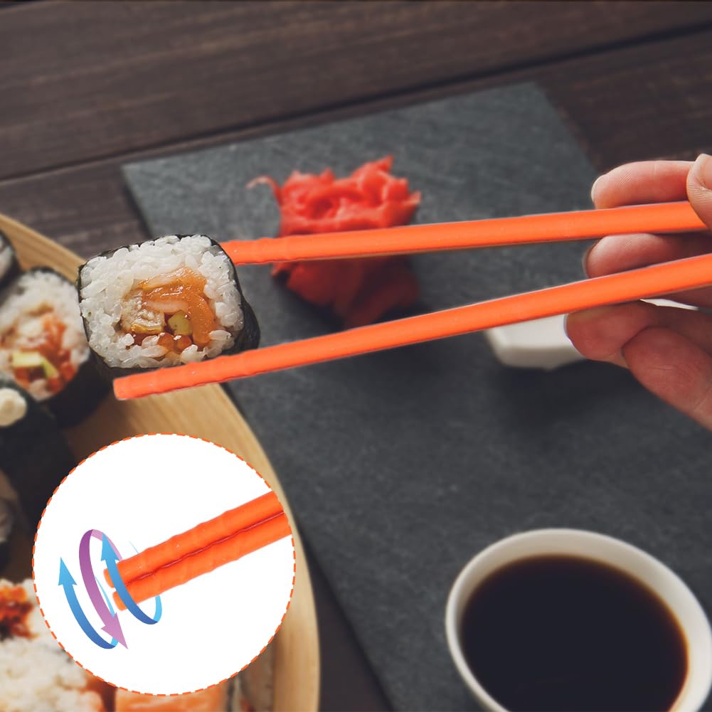 Joyzan Multicolor Silicone Chopsticks - Set von 5 -5