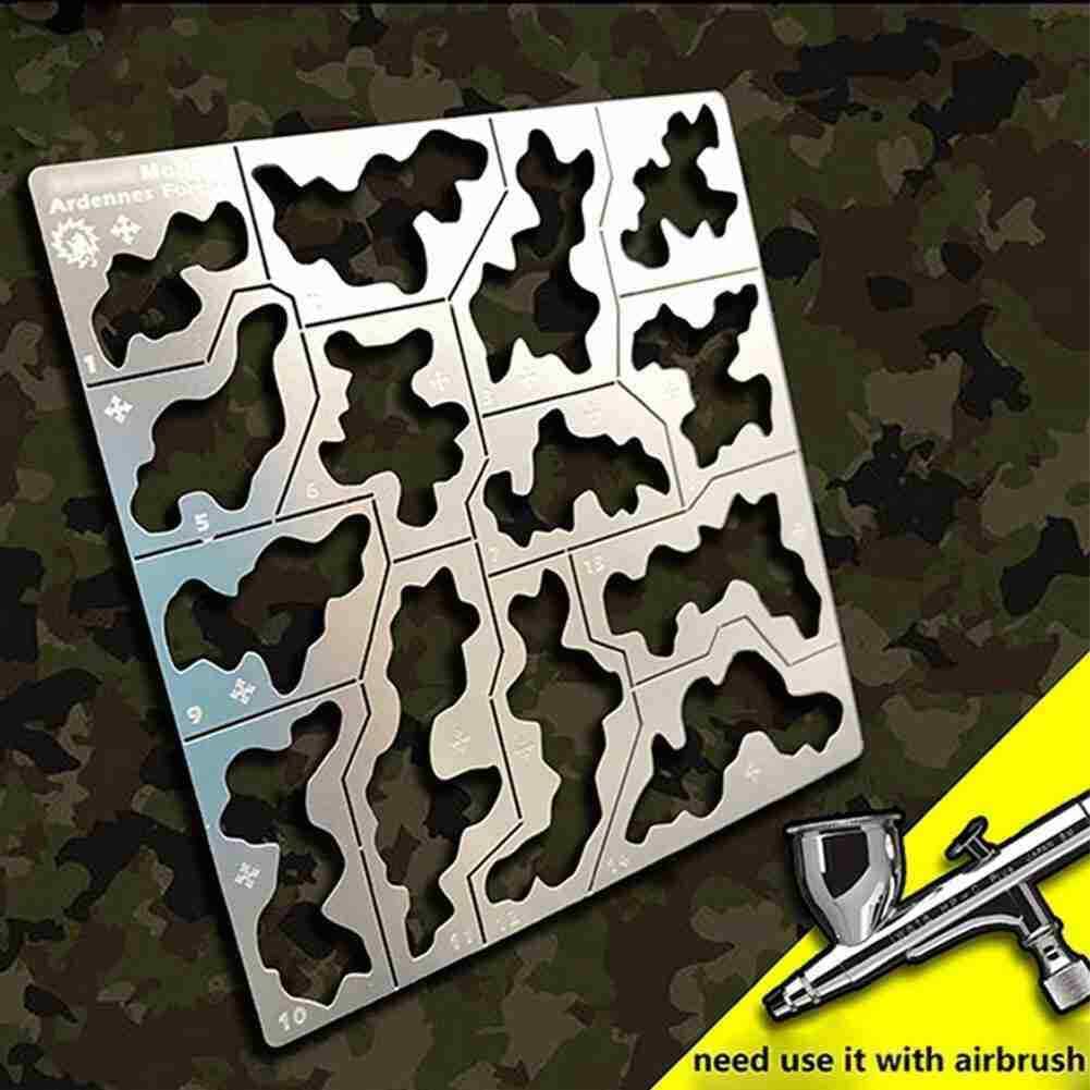 1/35 1/100 Stenciling Template Spray Model Hollow Craft Adult/Kids DIY Tool New