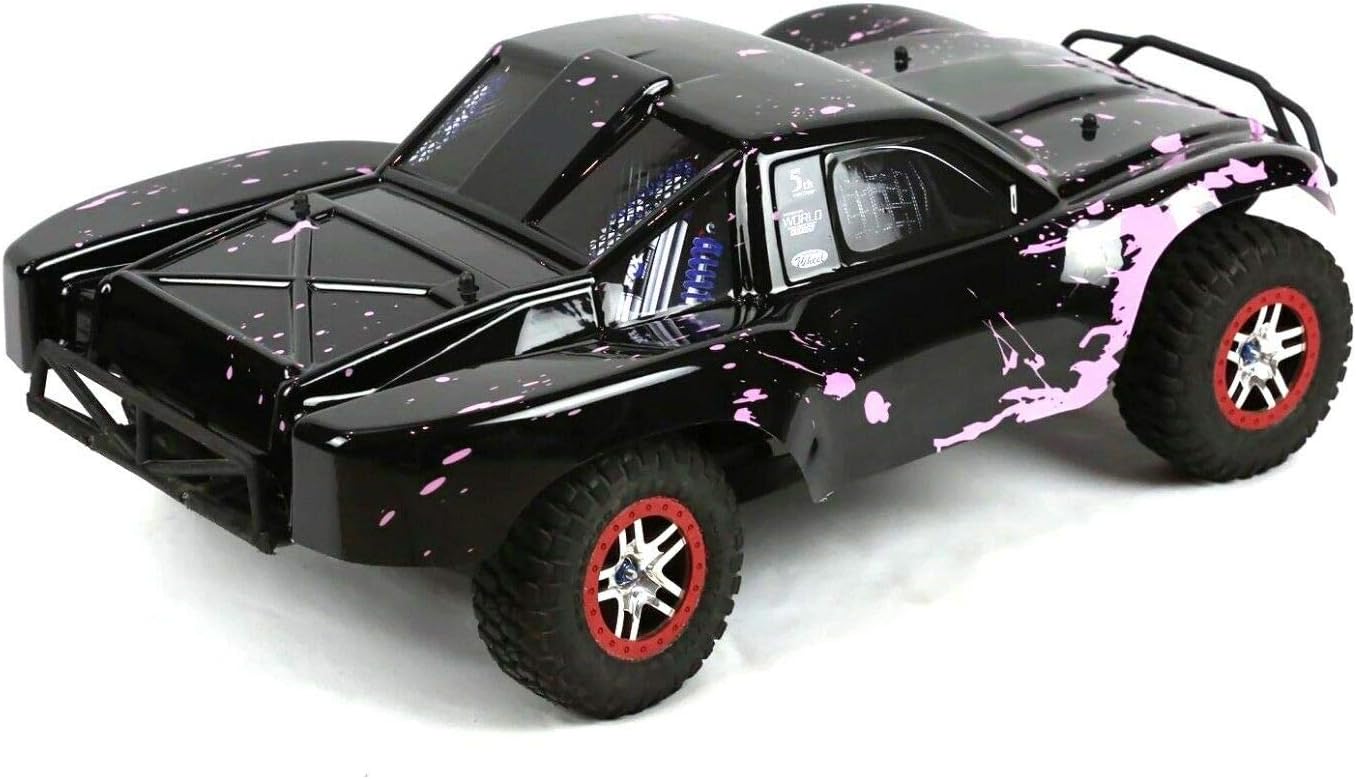 SummitLink Compatible Custom Body Muddy Pink Over Black Replacement for 1/10 Scale RC Car or Truck (Truck not Included) SS-BP-03