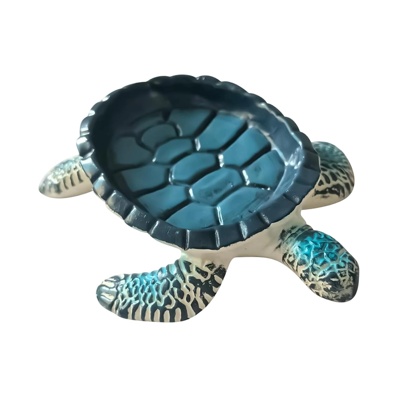 Creative Blue Turtles Soap Holder Mount for Bathroom Sink with Fast Drainage Quick Draining Soap Holder
