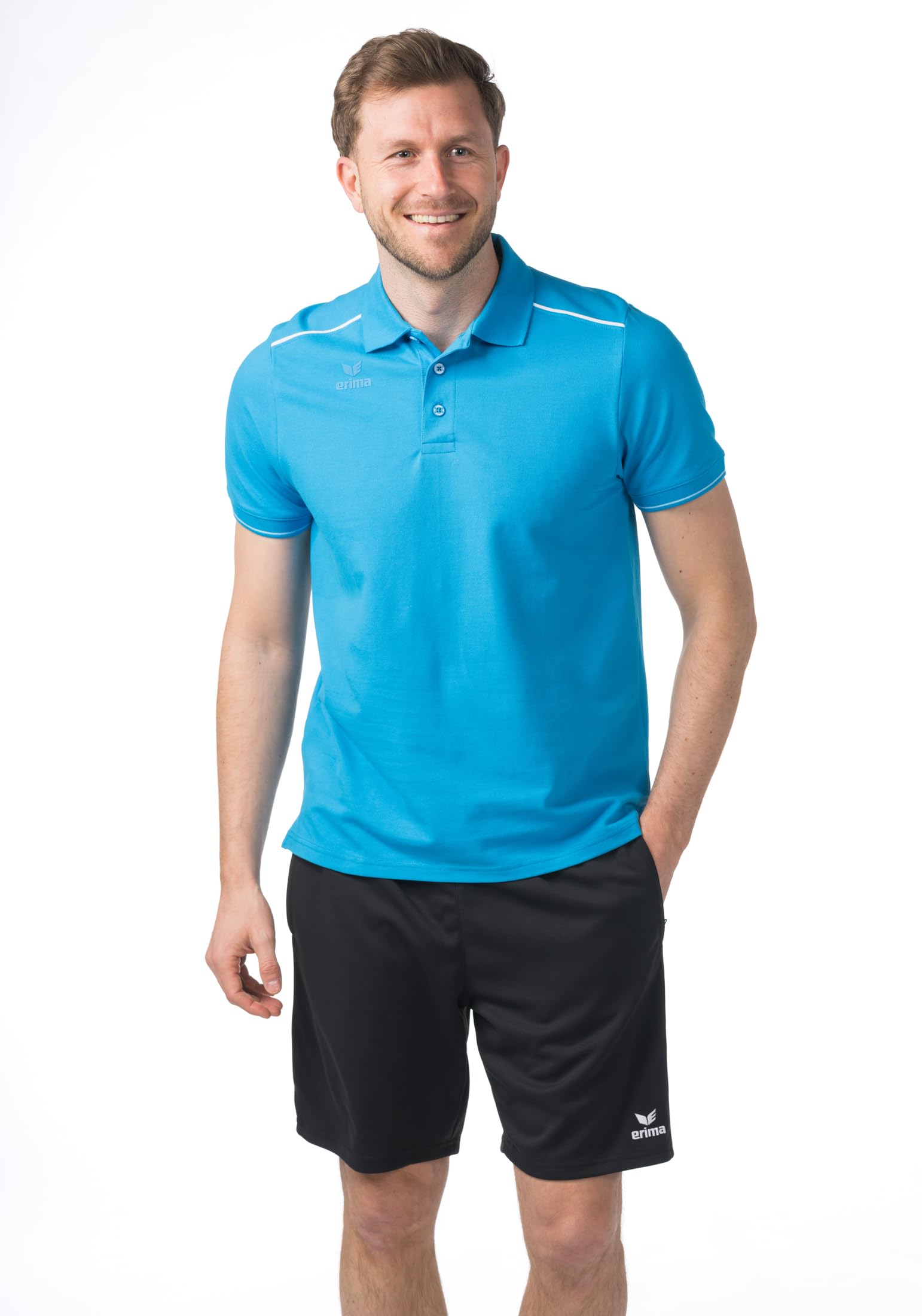Erima Unisex Bleu Polo Cmpt