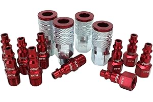 Milton S314MKIT 14-Piece Air Compressor ColorFit Coupler and Plug Kit