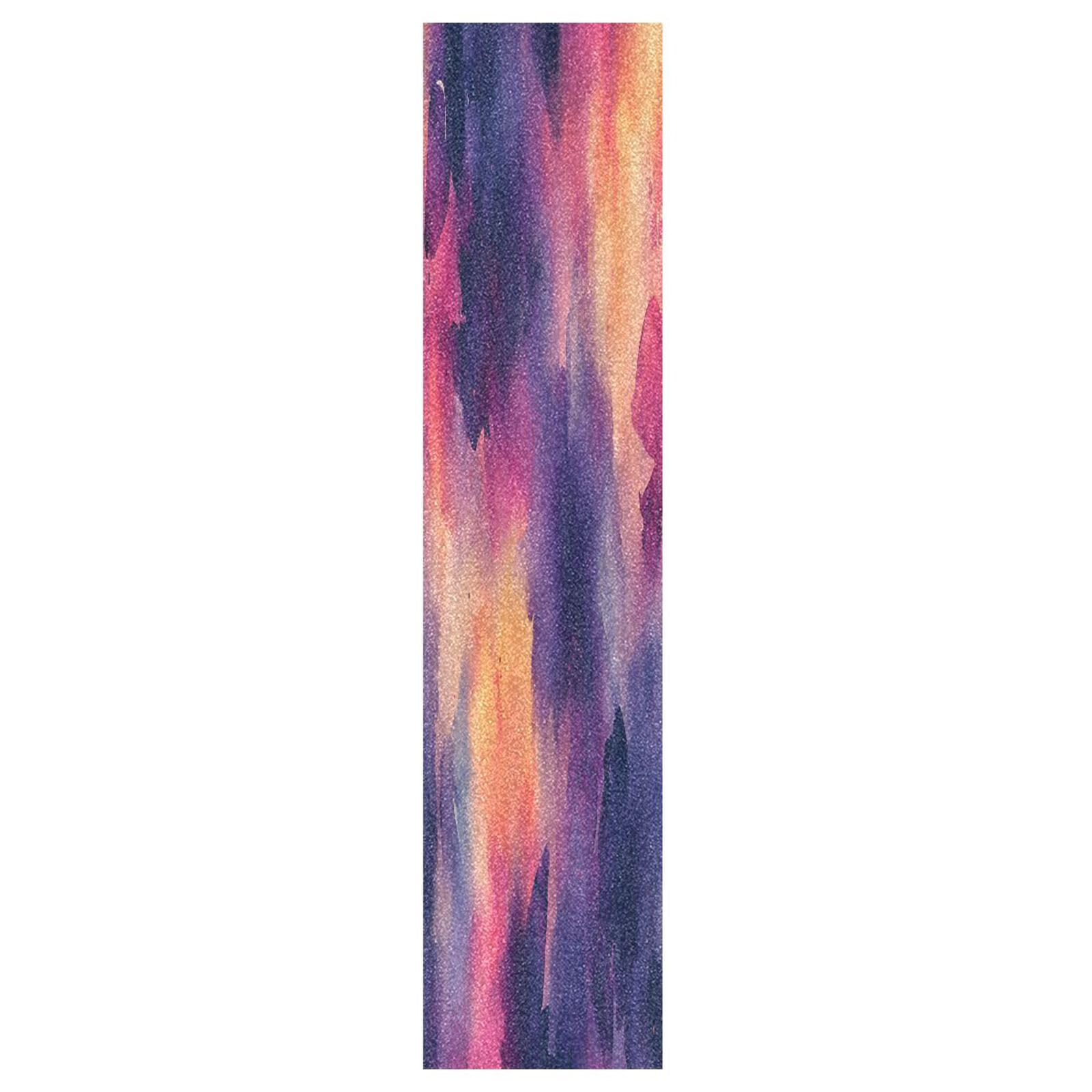 CEBUGI Purple Tie Dye Skateboard Grip Tape 33x9in Waterproof Tear-Proof Longboard Grip Tape Bubble Free Non-Slip Scooter Grip Tape for Girls Boys