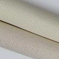 Vista 144 de KCS 2 piezas de tela de costura de algodón Aida de punto de cruz de 15 x 18 pulgadas (blanco antiguo, 14 unidades)