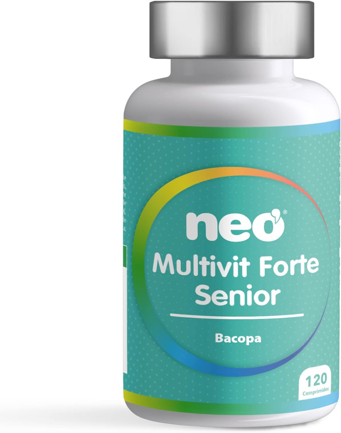 NEO – Multivitamine – 120 tabletten – Voor 2 maanden – Bacopa, vitaminen en mineralen – Helpt geheugen en cognitieve prestaties – Multivit Forte Senior